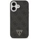 Guess iPhone 17 Case 4G PU Leather MagSafe, Black