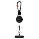 Tech-Protect ATH04 UrbanLoop Retractable Phone Lanyard - Black/Orange