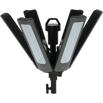 Brennenstuhl 42050 BT 360° LED Site Spotlight, 300 W, 42 000 lm, Bluetooth, IP54, Black