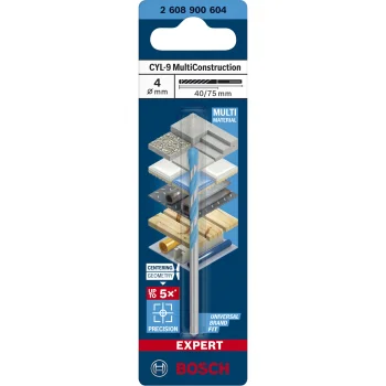 Bosch EXPERT CYL-9 MC Multi-Material Drill Bit 4 x 40 x 75 mm