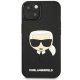 Karl Lagerfeld 3D Rubber Karl\'s Head Case for iPhone 14 Plus, Black