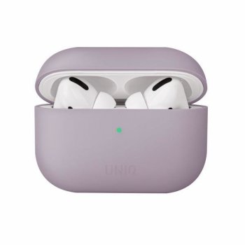 Uniq Lino Silicone Case for AirPods Pro, Lavender