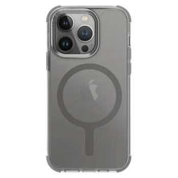 Uniq Combat iPhone 15 Pro 6.1" case Magclick Charging gray/frost gray