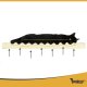Purlov 00026915 Ergonomic Pet Bed, Size M, Black