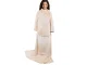 Warm Fleece Blanket with Sleeves / Robe, 140x200 cm, Beige
