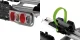 Lockable Car Hitch Bike Rack for 2 E-Bikes, 60 kg Capacity, Black