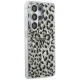 Guess IML Leopard Triangle MagSafe Case for Samsung Galaxy S26 Ultra, Black