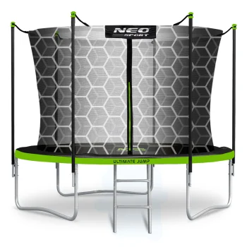 Garden Trampoline 312 cm (10 ft) with Inner Safety Net and Ladder Neo-Sport