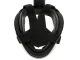 Foldable Full Face Snorkeling Mask L/XL, Black