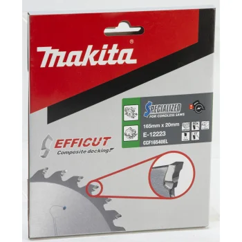Makita EFFICUT E-12223 Circular Saw Blade for WPC 165 x 20 mm, 40T