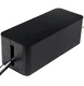 Cable Organizer and Power Strip Box, Black
