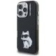 Karl Lagerfeld IML Aquarelle Choupette & Logo iPhone 16 Pro Case - Black