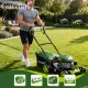 Gardlov DriveX Self-Propelled Petrol Lawnmower, 40.6 cm, 2.3 kW, Black/Green