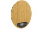 Electronic Bamboo Kitchen Scale with Touchscreen LCD, up to 5 kg