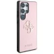 Guess Grained Big 4G Logo Case for Samsung Galaxy S25 Ultra, Pink