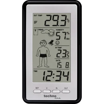 Technoline WS 9632 Weather Station, Black