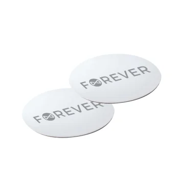 Forever Metal Plates for Magnetic Mount (2 pcs.), White