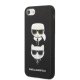 Karl Lagerfeld Saffiano Karl&Choupette Head Case for iPhone SE 2022/2020/8/7