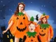 Kids Pumpkin Costume for Halloween and Carnival, 80-110 cm (S), Orange