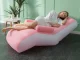 Inflatable Lounge Chair with Armrests and Pump