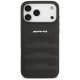 AMG Leather Debossed Lines Logo Phone Case Cover iPhone 17 Pro Max - Black