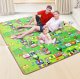 Children\'s Educational Double-sided Room Play Mat, 200 x 180 cm