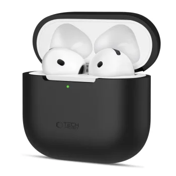 Tech-Protect Silicone Case for Apple AirPods 4 Black
