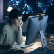 Computer and Laptop Lamp with Clip-on Mount, USB