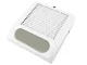 Bagless nail dust collector with filter, 80W, white, BQ-858-8