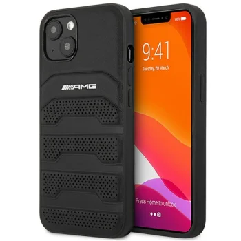 Mercedes-AMG Debossed Lines Case for iPhone 13 / 14 / 15 Black