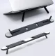 Foldable plastic laptop stand, white