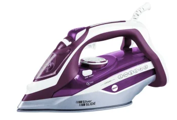 ELDOM DA35 Steam Iron with Auto Shut-Off and Anti-Calc Filter, 2200W, Purple