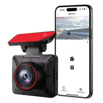 Car Dash Cam Video Recorder AKEEYO P1 FullHD 30fps - Black