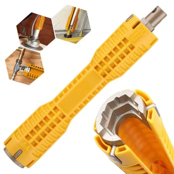 Socket Wrench for Basin and Tap Installation, Yellow