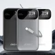 Dudao K31 10000 mAh 22.5W PD Power Bank with Built-in Cable, Grey