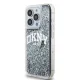 Apple iPhone 15 Pro 6.1\'\' DKNY Liquid Glitter Big Logo Case Cover, Black