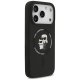 Karl Lagerfeld iPhone 17 Pro Case Silicone Karl & Choupette Ring MagSafe, Black