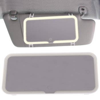 Car Folding Cosmetic Makeup Mirror with LED Light for Sun Visor