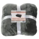 Ruhhy 00022695 Soft and Thick Blanket 160x200 cm, Grey