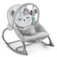 Nukido 705400 Baby Bouncer with Vibration, Grey