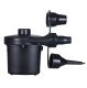Electric air pump for inflatable mattresses and balls, 230V, black