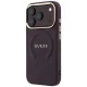 Guess Saffiano Peony & Ring MagSafe Case for iPhone 17 Pro / 18 Pro, Burgundy