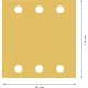 Bosch EXPERT C470 Sandpaper Sheets 115 x 107 mm, G120, 10 Pcs