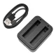 Puluz PU818 USB Dual Battery Charger for Insta360 X3