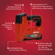 Arrow ET501C Cordless Electric Multi-Tacker Stapler and Nailer, 3.6V