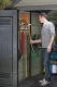 Wall-mounted Hanger House Cleaning Tool (mop, broom) Holder / Garden Tool Storage / Garage Organizer