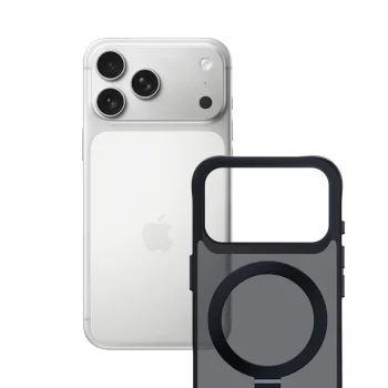 3mk Smoke Case Mag&Stand for iPhone 17 Pro, Black