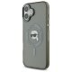 Apple iPhone 16 6.1\'\' Karl Lagerfeld IML Metal Karl Head MagSafe Cover Case, Black