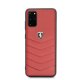 Ferrari Samsung Galaxy S20+ Case Heritage Quilted, Red