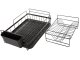 Dish Drying Rack Two-tier 2-Level Dish Dryer, Black